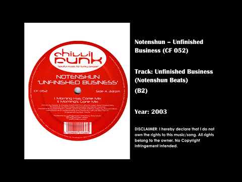 Notenshun - Unfinished Business (Notenshun Beats)