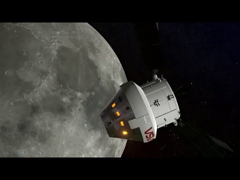 Orion performs closest fly-by burn near moon before heading back to Earth