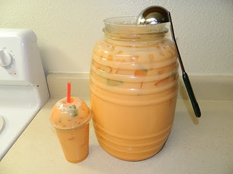 AGUA FRESCA DE HORCHATA Y MELON PARA NEGOCIO
