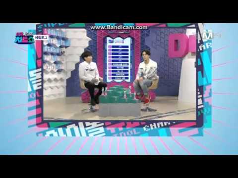 140328 Super Idol Chart Show Ryeowook and Dongwoon Singing and Dancing Cut