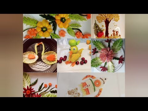 Top 9 Super Salad Decorations Ideas| Beautiful Salad Decoration Ideas| Vegetable Carving