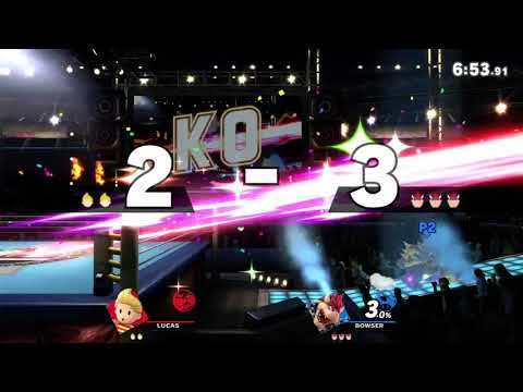 Super Smash Bros: Lucas vs Bowser
