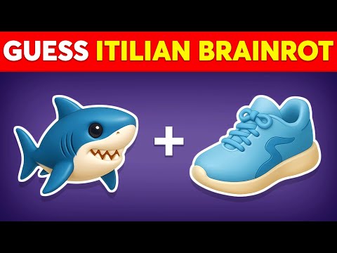 Guess the ITALIAN BRAINROT ANIMAL by EMOJI | Brainrot Quiz | Tung Tung Tung Sahur, Tralalero Tralala