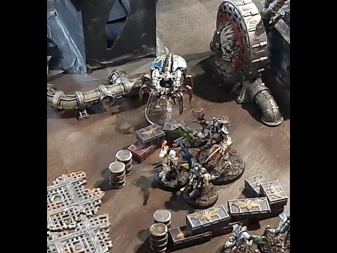 Battle Report EP3 1K Space Marines vs  Necron Onslaught a 40K Scenario