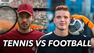 Tennis vs Football | Episode 1| Tennis Against the World Series