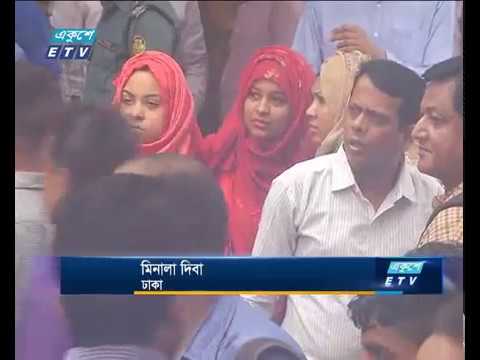 বিজিএমইএ ভবন ভাঙার কাজ চলছে