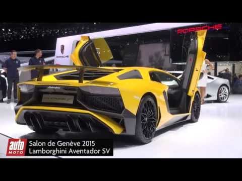 Lamborghini Aventador LP 750-4 SV - Salon de Genève 2015 : présentation vidéo live
