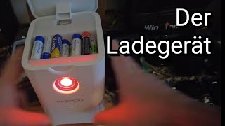 Automatisches AA Ladegerät mit Nachfüllautomatik. Für Wildkameras