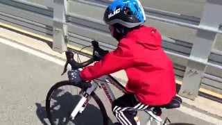 preview picture of video '[Kids Road Bike] Diamondback podium 24 - 4th riding 29km (어린이 로드바이크)'