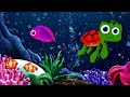 Lullaby. Calming Undersea Animation.  Aquarium . Soothing fishes 🐟 Baby Sleep Music.
