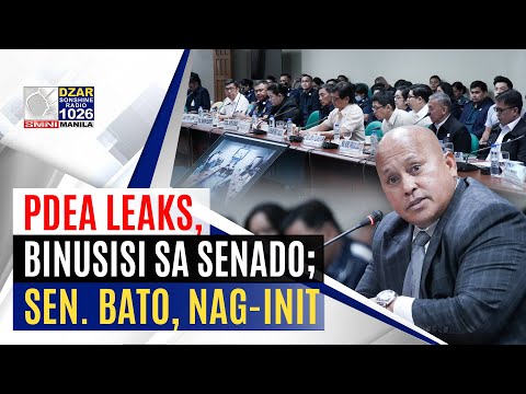 MakiAlam: Umano’y PDEA leaks, binusisi sa Senado; Sen. Bato, nag-init