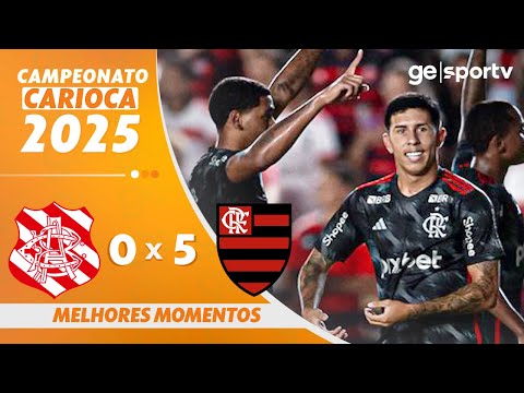 Gols e lances de Bangú x Flamengo