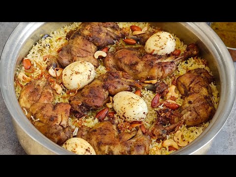 Authentic Arabian Style Chicken Mandi Biryani