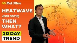 10 Day Trend 25/06/2025 – Dry and sunny next week – Met Office weather forecast UK
