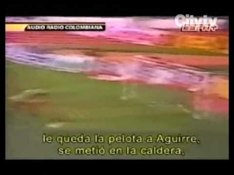 América de Cali 0 Peñarol 1 Final Copa Libertadores 1987 Narración colombiana.