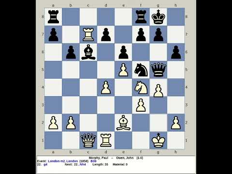Morphy, Paul vs Owen, John | London Chess Match 1858, England B00
