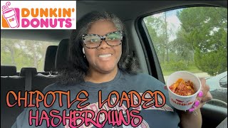 SLAYTEMBER DAY 19: DUNKIN CHIPOTLE LOADED HASH BROWN REVIEW #THEREVIEWQUEEN #SLAYTEMBER  