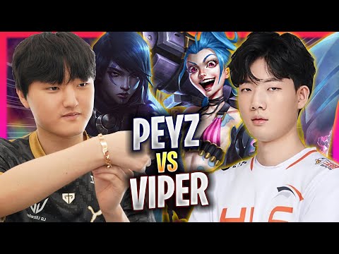 HLE VIPER vs GEN PEYZ! - HLE Viper Plays Jinx ADC vs GEN Peyz Aphelios! | Season 2024