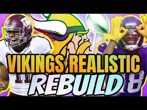 MINNESOTA VIKINGS REALISTIC REBUILD! | CRAZIEST DRAFTING EVER - Madden 21 Franchise