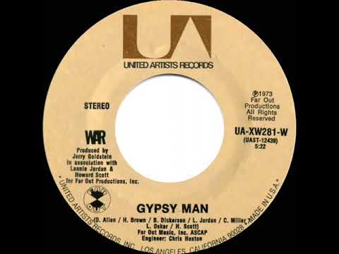1973 HITS ARCHIVE: Gypsy Man - War (stereo 45 single version)