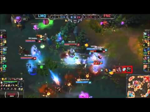Rekkles Lucian Pentakill in Fnatic vs LMQ