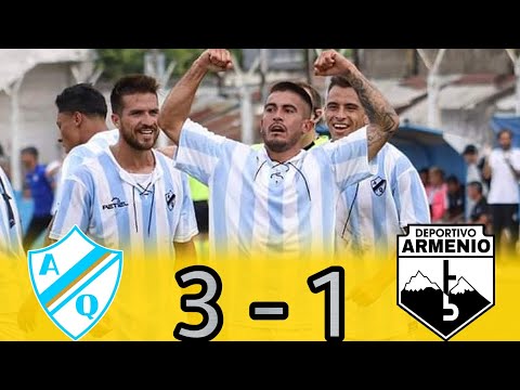Primera B : ARGENTINO DE QUILMES 3 - 1 DEPORTIVO ARMENIO | (Los Goles)