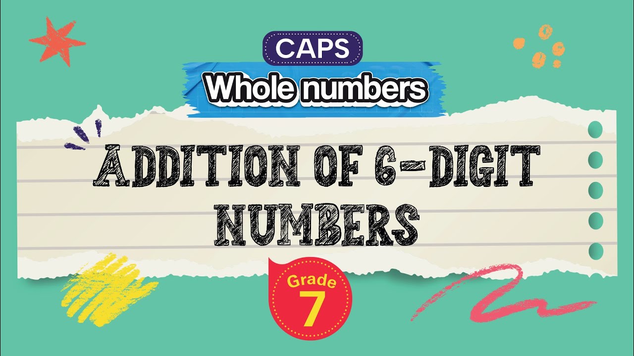 Addition of 6 Digit Numbers