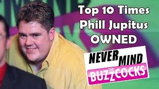 Top 10 Times Phill Jupitus Owned "Never Mind The Buzzcocks"
