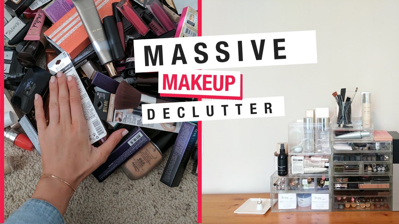 MASSIVE MAKEUP DECLUTTER 2017 | spiffykerms