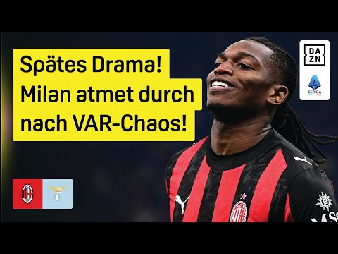 AC Milan - Lazio Rom | 13. Spieltag | Serie A | DAZN Highlights
