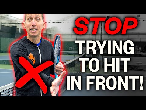 STOP trying to follow through! (tennis technique)