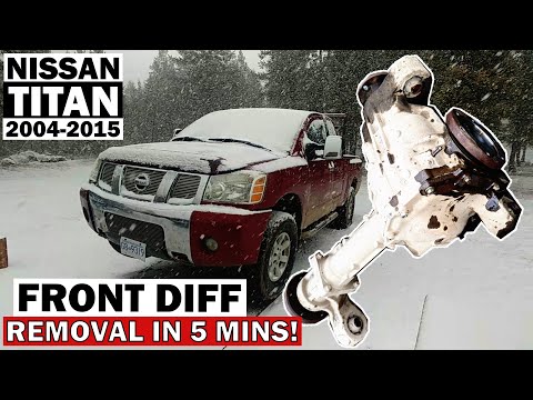 Nissan Titan Front Differential Removal Made Easy!