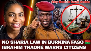 IBRAHIM TRAORÉ WARNS HIS PEOPLE AGAINST SHARIA LAW IN BURKINA FASO 🇧🇫 SAY NO MORE EXTREME ISLAMISM.