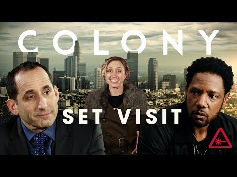 Who's the Real Star of Colony? - Nerdist Set Visit Part 1