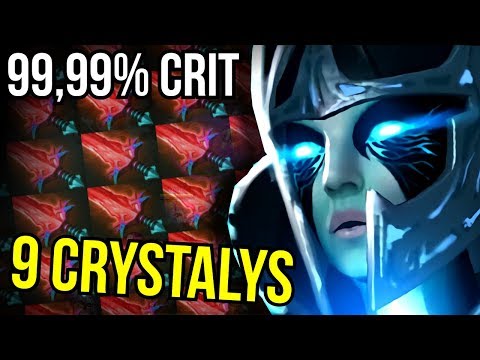 9X CRYTALYS - Phantom Assassin 99,99% CRIT Funny Gameplay 7.07 Dota 2 | UPSIDE DOWN #4