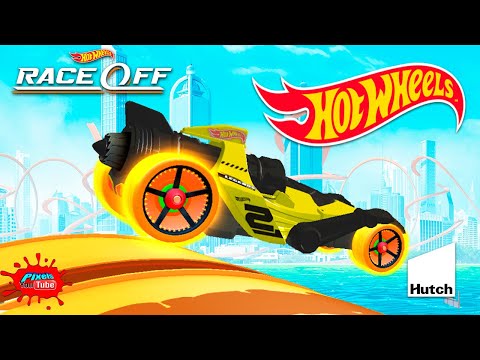 Hot Wheels Race Off Tur-Bone Charged Glow Wheels