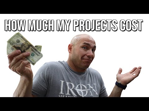 What I Priced The Woodworking Projects On This Channel