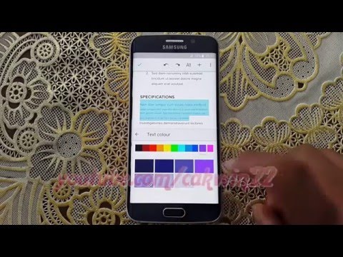 Google Docs : How to change Text Color on Android Phone