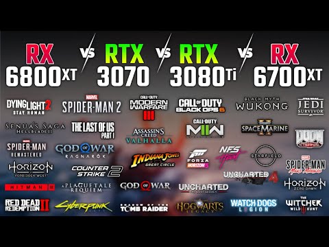 RX 6800 XT vs RTX 3070 vs RTX 3080 Ti vs RX 6700 XT in 2025 | Test in 33 Games | 1440p