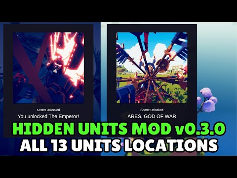 TABS - New 13 Secret Units Locations in HiddenUnits Mod v0.3.0