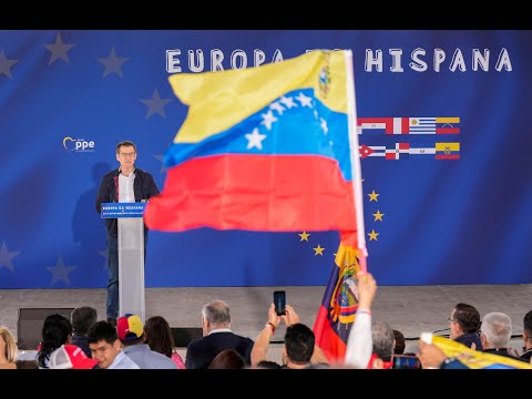 Alberto Núñez Feijóo clausura el acto 'Europa es hispana'