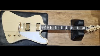 Video thumbnail for LTD Deluxe - Phoenix 1000 Vintage White Demo by Muzak Shack