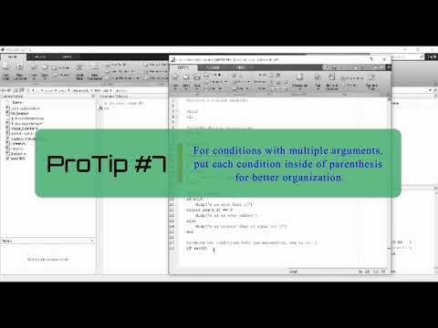 If Else Statements Matlab Tutorial 16