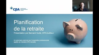 Atelier de littératie financière : Planification de la retraite