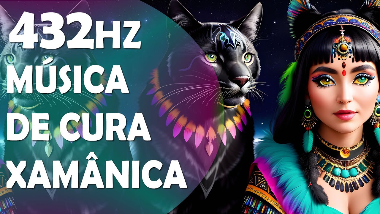 Harmonia Xamânica com a Pantera Negra | Sons Ancestrais, Conexão Terra e Céu | Solfeggio 432Hz