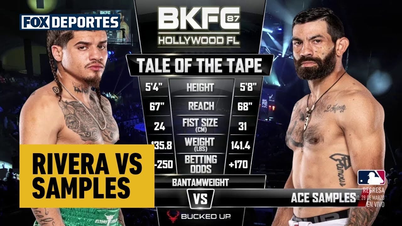 🫨🥊 RIVERA VS SAMPLES | NO PERDONA. Jancarlos Rivera define el combate | BKFC | HIGHLIGHTS