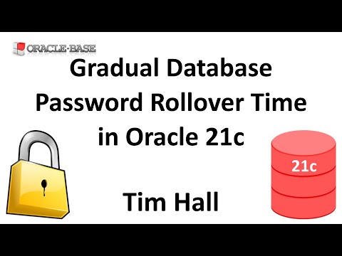 Gradual Database Password Rollover Time in Oracle Database 21c