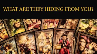 PICK A CARD: WHAT ARE THEY HIDING FROM YOU? POTENTIAL/ ADVICE TAROT TIMELESS READING.