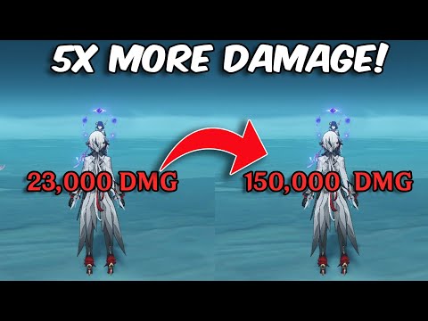 How to do 5x More Damage On F2P Arlecchino: Genshin impact DPS Guide