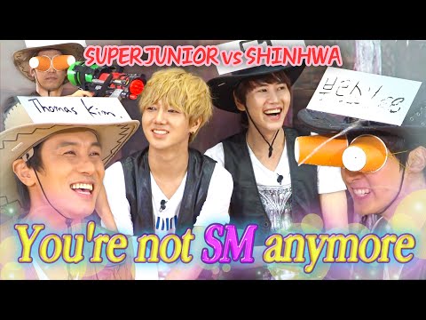 ＂No respect for you＂ SUPER JUNIOR Competing Against SHINHWA Sunbaenims 🤣🤣